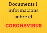 Documents i informacions sonre el Coronavirus